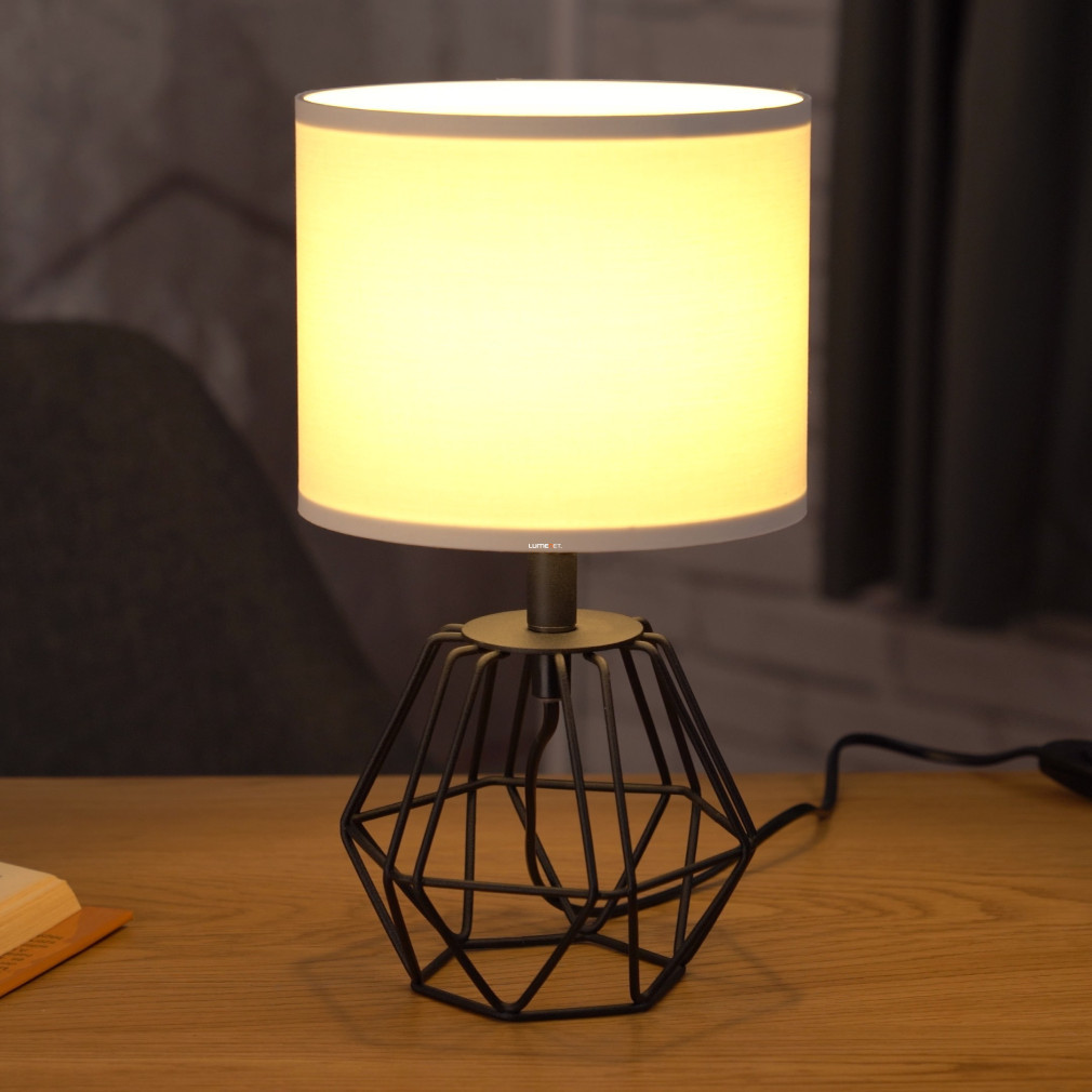 Lampa de masă cu grilaj, 30 cm - Carlton 2 Eglo 95789, cu 1xE14 soclu