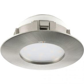   Spot LED încastrat, rotund, 6 W, alb cald, 7,8 cm, culoare nichel - Pineda Eglo 95819