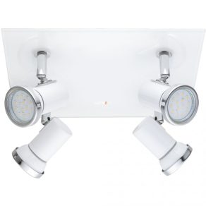 Lampă spot cu patru socluri, albă - Tamara Eglo 95995