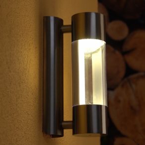   Lampă LED de exterior pentru perete 7,4 W, alb cald, argintiu - Robledo Eglo 96013