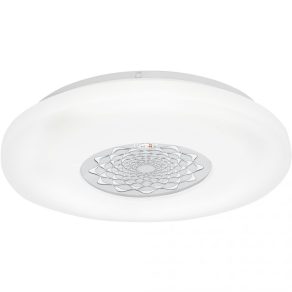   Lampă LED de tavan 24 W, alb cald, culoare alb-gri - Capasso Eglo 96026
