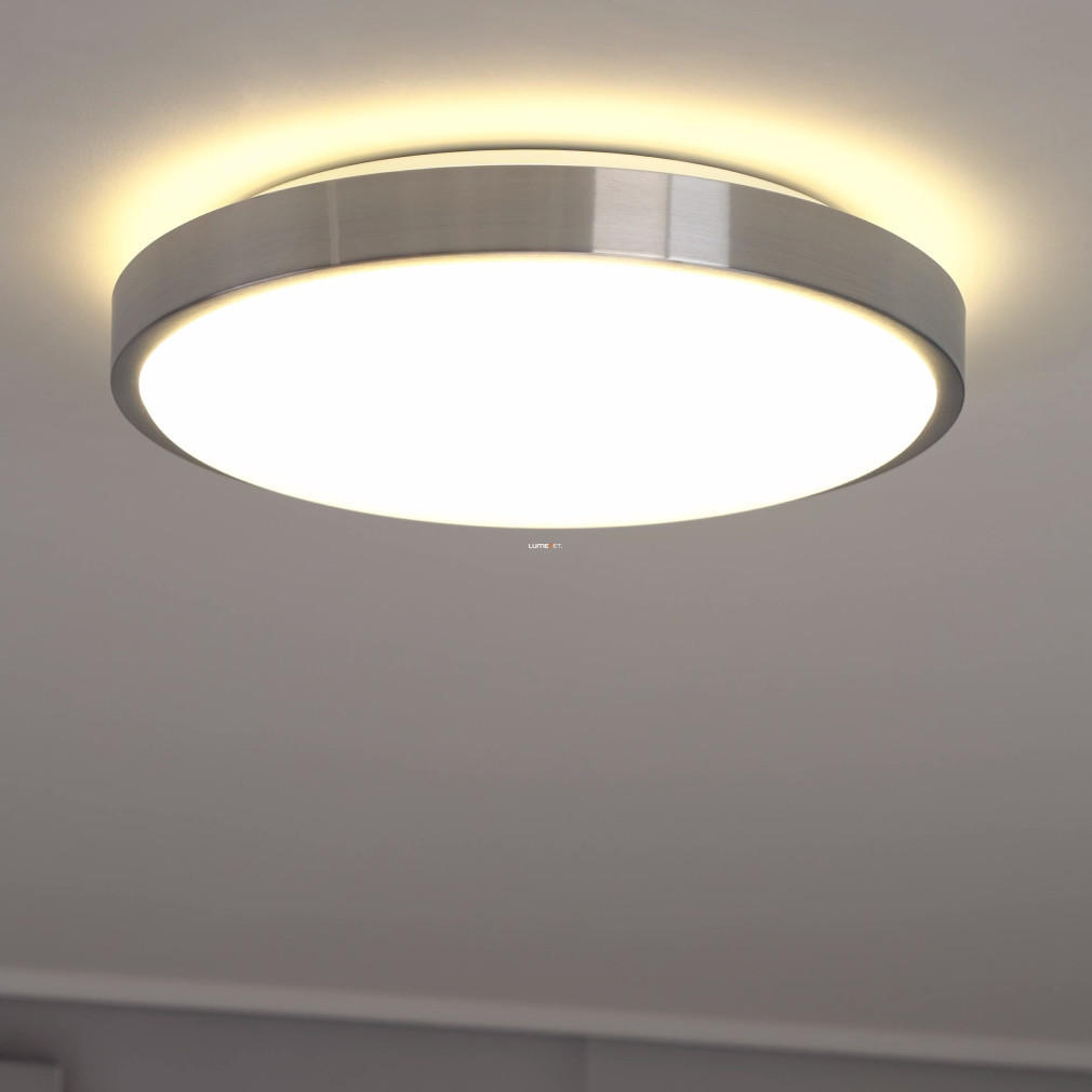 Lampa LED de tavan 24 W, alb cald, alb-nichel - Competa Eglo 96034