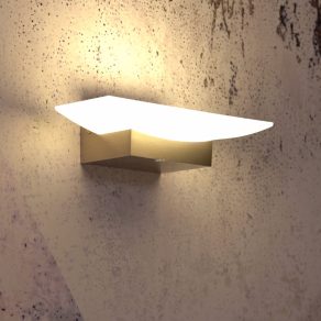   Lampă LED de perete 5,6 W, alb cald, alb-argintiu - Metrass Eglo 96038