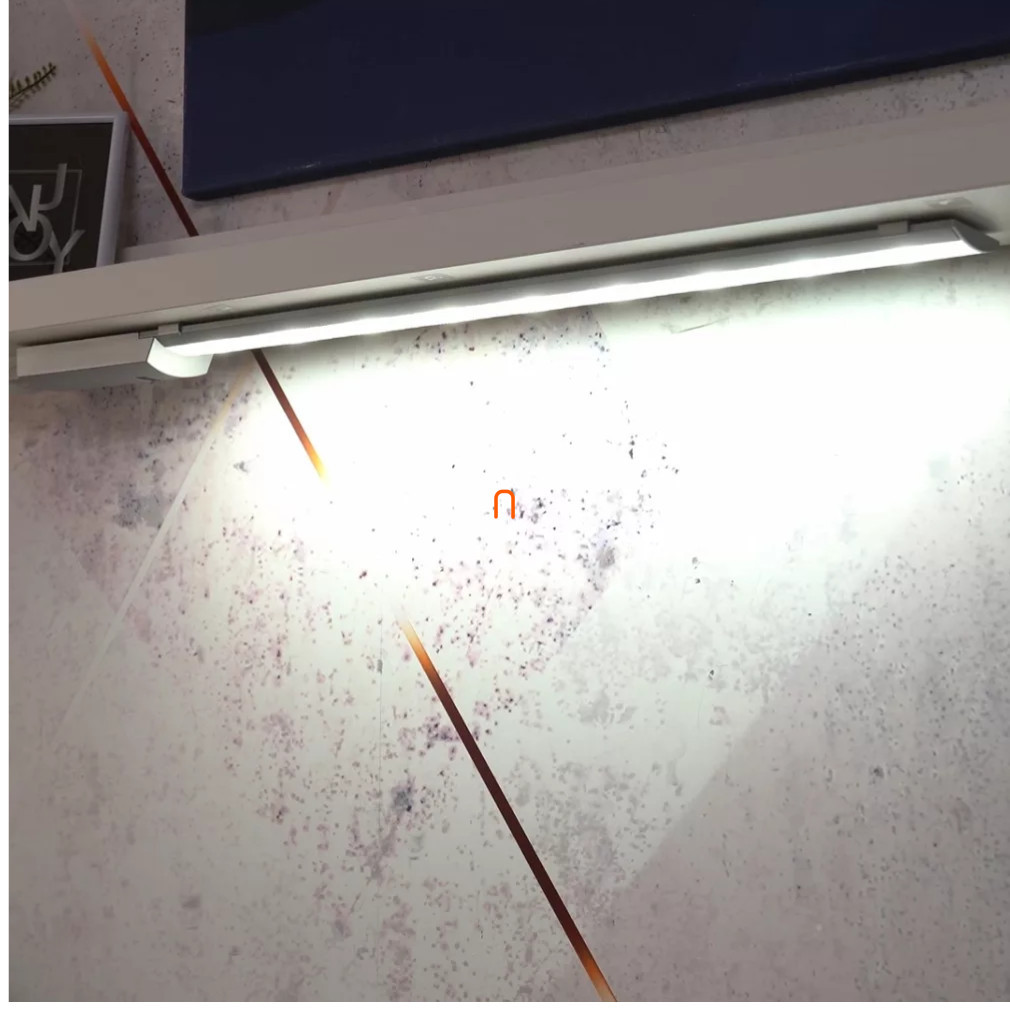 Ambalaj descompactat Lampa LED pentru iluminat interior cu senzor de mișcare, 8,1 W, alb rece, 60 cm, argintiu (Teya)