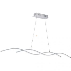   Lampă LED suspendată 24 W, alb cald, culoare alb-argintiu - Lasana Eglo 96104