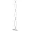Lampă de podea cu LED și comutator cu picior, 142 cm, argintiu - Lasana Eglo 96106, 3000 K, 4700 lm, 36 W