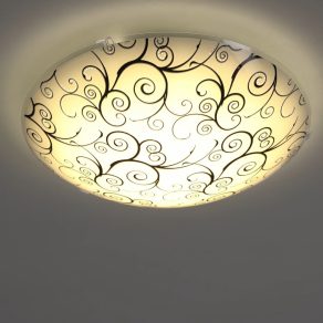   Lampă LED de tavan 11 W, alb cald, alb-negru - Margitta Eglo 96117