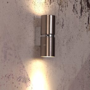   Aplică cu două prize, pătrată, culoare nichel-crom - Passa Eglo 96261