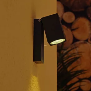   Lampă LED de perete 5 W, alb cald, culoare gri - Sakeda Eglo 96286