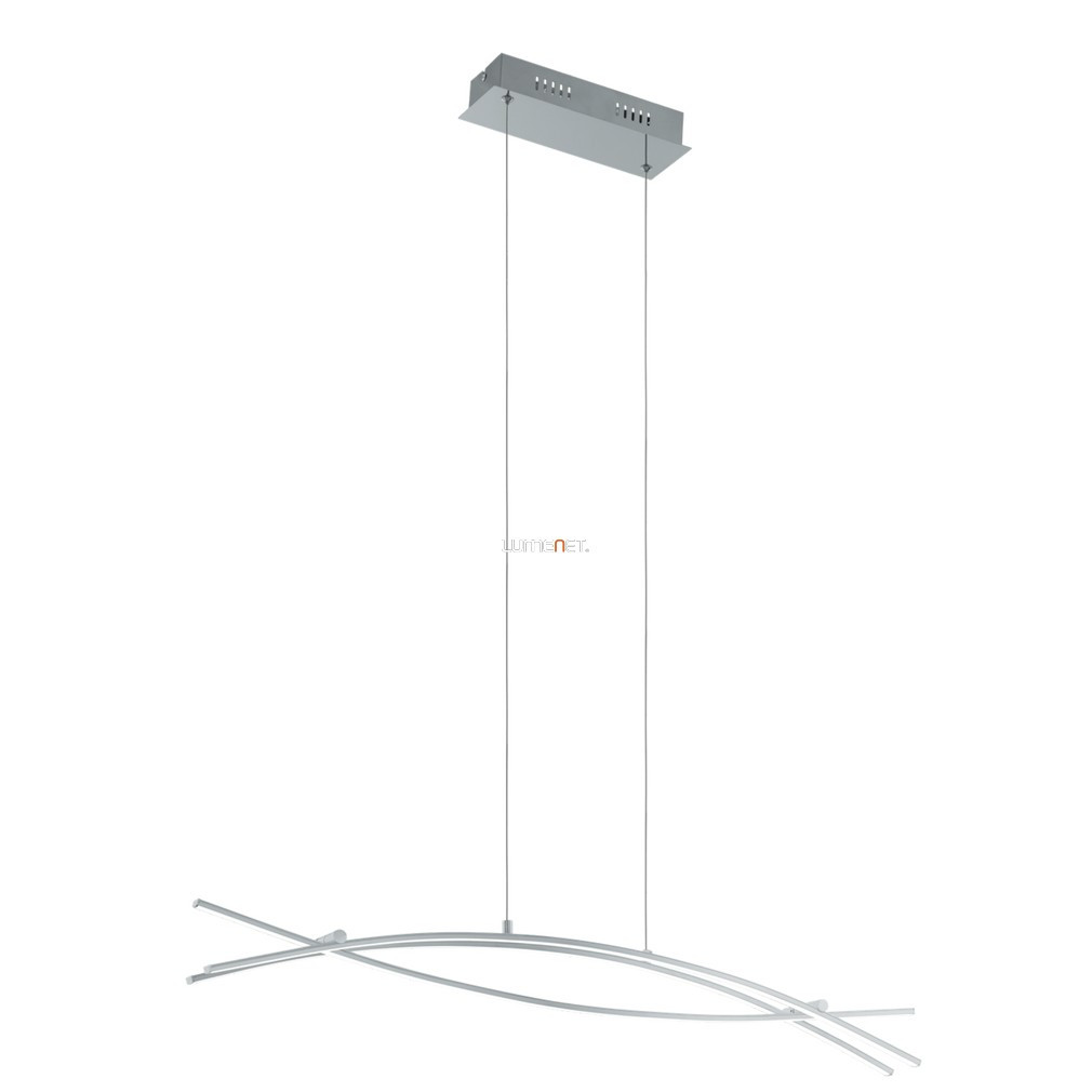 Lampa suspendată cu LED 27 W, alb cald, argintiu - Nevado Eglo 96331