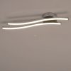 Lampă LED de perete 10 W, alb cald, culoare crom-alb - Valmora Eglo 96332