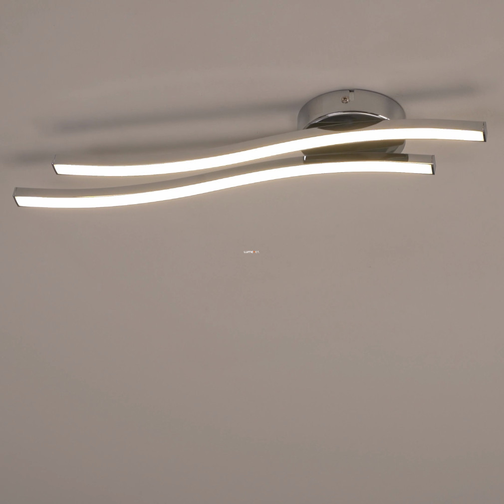 Lampa LED de perete 10 W, alb cald, crom-alb - Valmora Eglo 96332