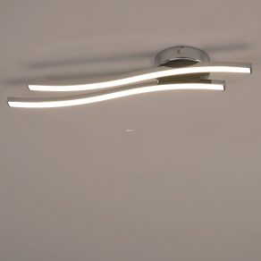   Lampă LED de perete 10 W, alb cald, culoare crom-alb - Valmora Eglo 96332