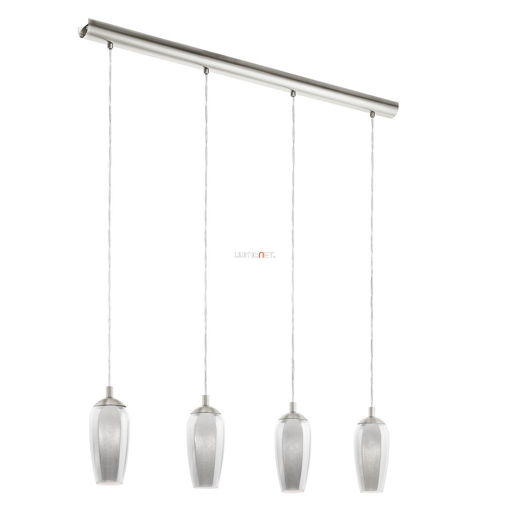Lampa suspendată cu patru becuri, culoare nichel - Farsala Eglo 96344