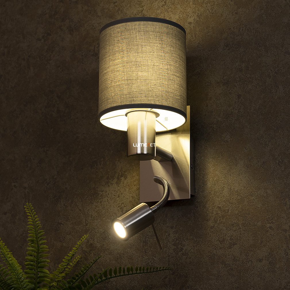 Lampa de perete cu braț de citit LED, 38 cm - Pasteri Eglo 96479