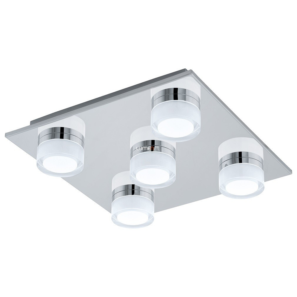Lampă LED reglabilă pentru tavan, pentru baie, 36 W, alb cald, crom - Romendo Eglo 96544