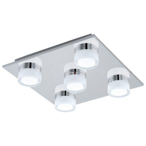   Lampă LED cu intensitate reglabilă pentru baie, 36 W, alb cald, crom - Romendo Eglo 96544