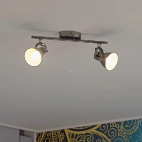   Lampă spot cu două socluri, culoare nichel - Seras Eglo 96553