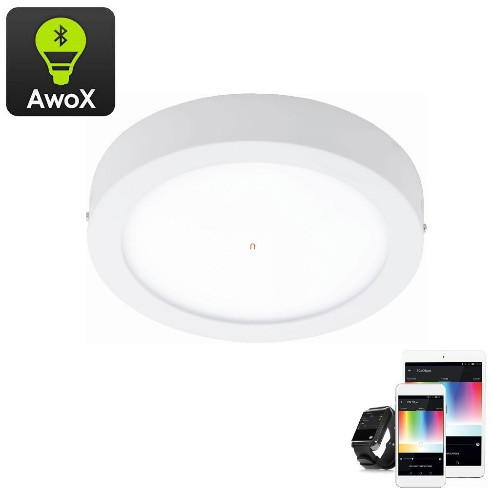 Lampă LED reglabilă pentru tavan, rotundă, 21 W, alb rece-alb cald, culoare albă - Fueva RGBW Eglo 96671