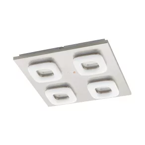   Lampă LED de tavan 16 W, alb cald, 32x32 cm, culoare alb-nikel - Litago Eglo 97012