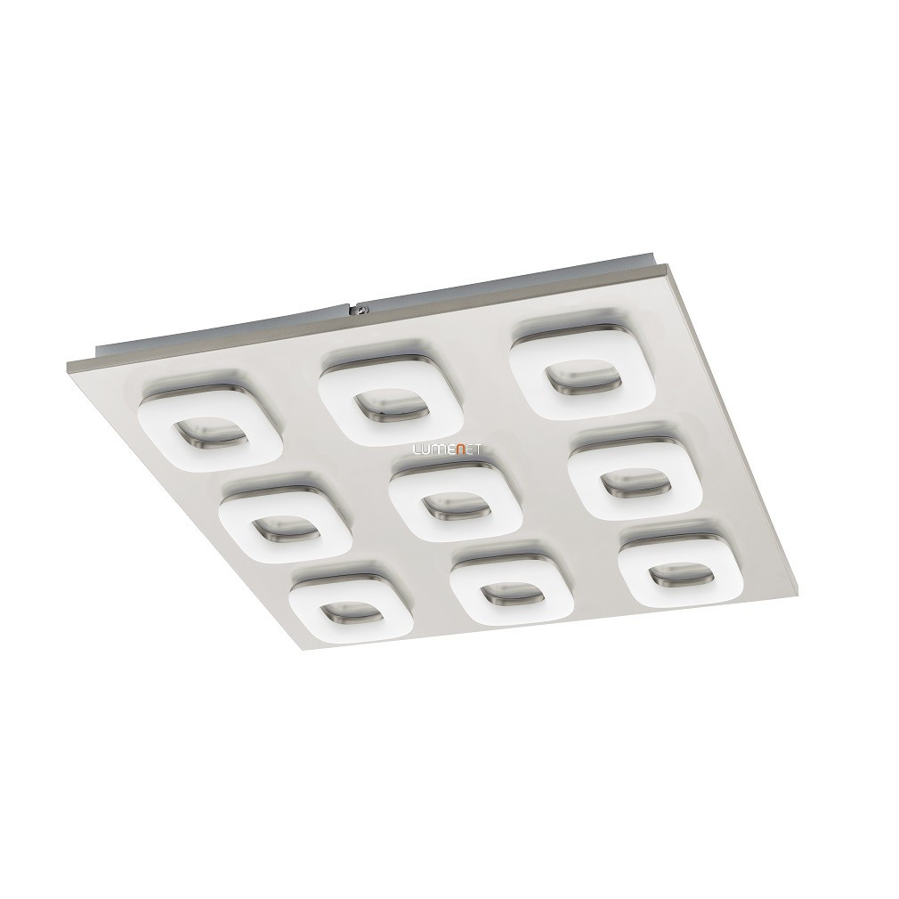 Lampă LED de tavan 36 W, alb cald, culoare nichel-alb - Litago Eglo 97013