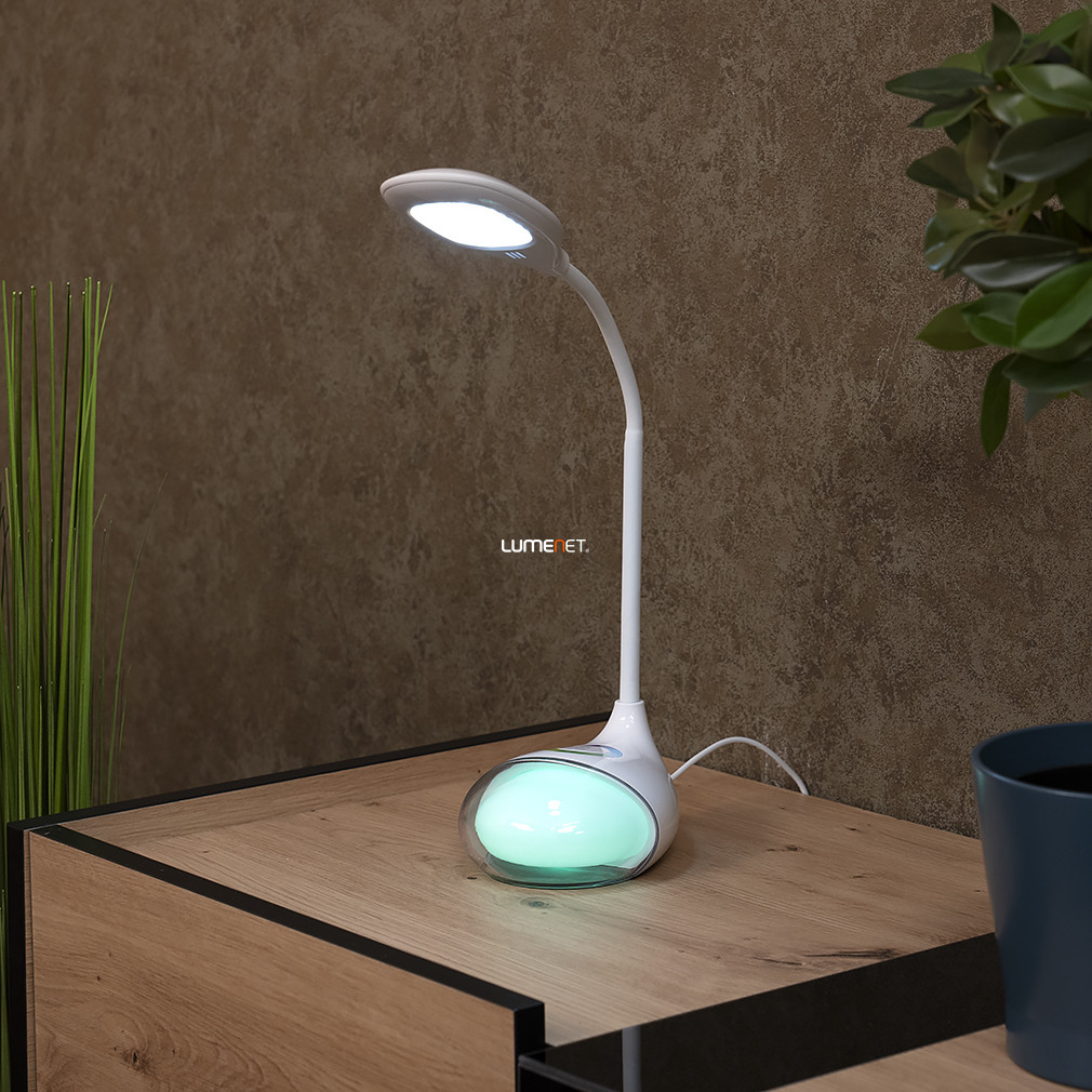 Lampa de masă LED cu lumină ambientală colorată 49 cm - Cabado Eglo 97078, 5000 K, 300 lm, 2,2 W