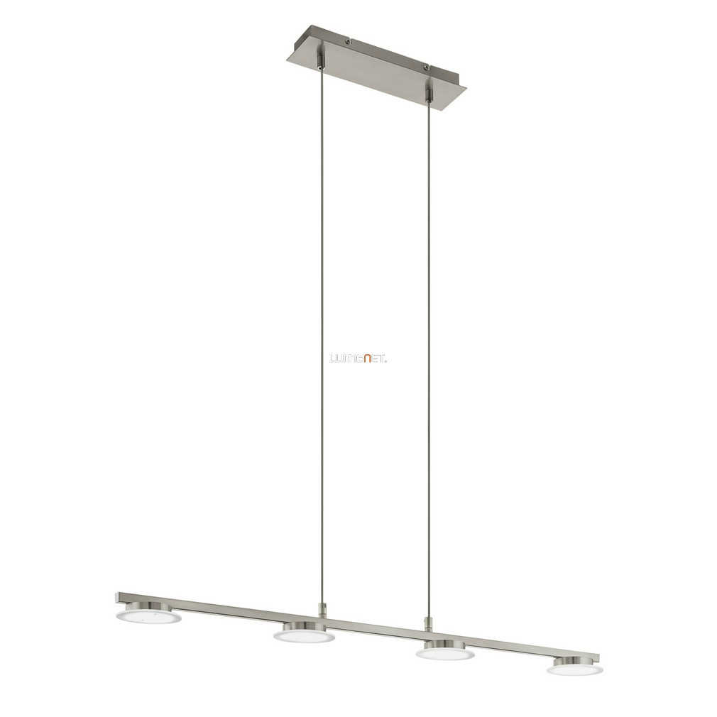 Lampa suspendată cu LED, rotundă, 22 W, alb cald, nichel opal - Laniena Eglo 97084