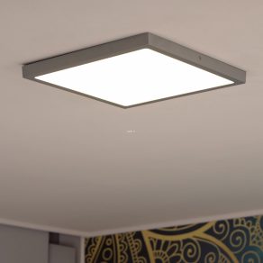   Lampă LED de tavan 25 W, alb cald, culoare alb-nichel - Fueva Eglo 97265