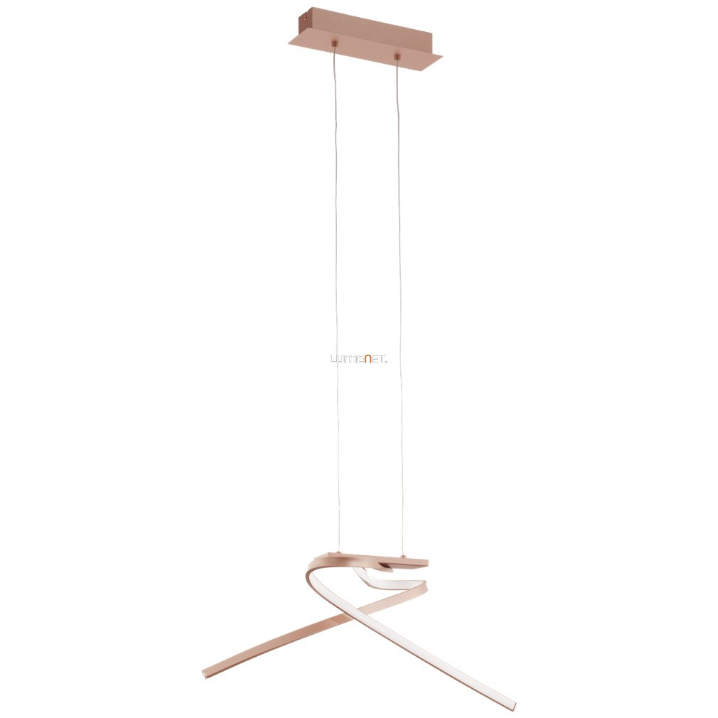 Lampa suspendată cu LED 22 W, alb cald, roz auriu-alb - Palozza Eglo 97362
