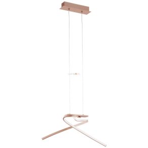   Lampă LED suspendată 22 W, alb cald, culoare roz auriu-alb - Palozza Eglo 97362