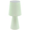 Lampă de masă verde pastel, 47 cm - Carpara Eglo 97431, cu soclu 2xE27