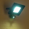 Spot LED cu senzor de mișcare 53 W, lumină albă rece, negru - Faedo Eglo 97463