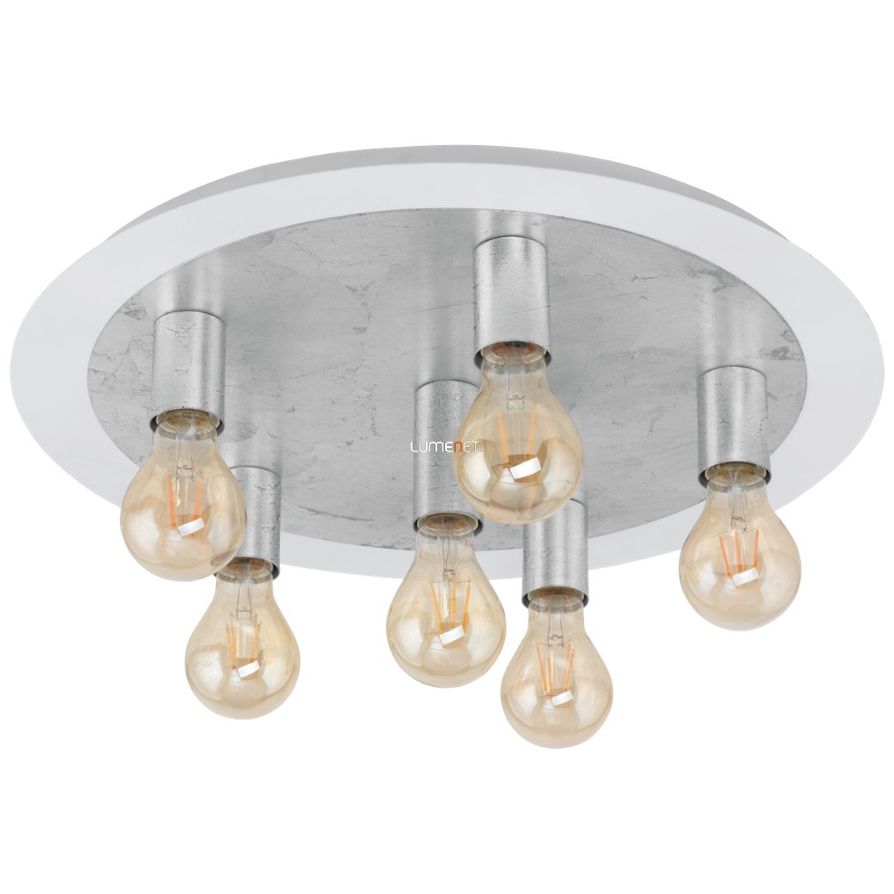 Lampa de tavan cu șase becuri, alb-argintiu - Passano Eglo 97496