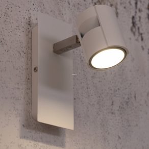 Lampă spot, culoare alb-nichel - Vergiano Eglo 97506