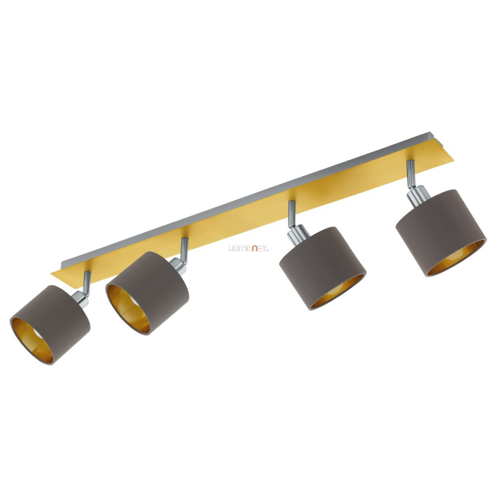 Lampa spot cu patru socluri, culoare maro-auriu - Valbiano Eglo 97539