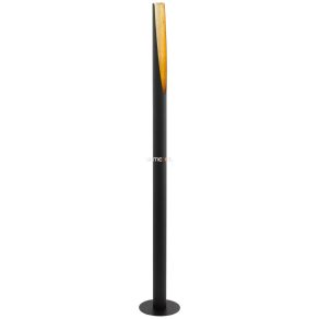   Lampă de podea cu comutator la picior, 137 cm, negru și auriu - Barbotto Eglo 97584, cu soclu 1xGU10