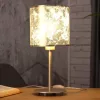 Lampă de masă din material textil, culoare auriu, 40 cm - Viserbella Eglo 97646, cu soclu 1xE27