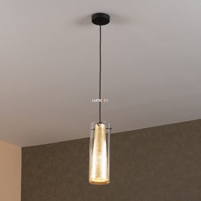 Lampă suspendată, negru și auriu - Pinto Eglo 97651