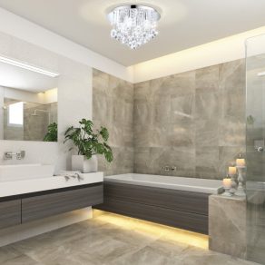   Candelabru cu lanțuri cu bile de cristal - Almonte Eglo 97699