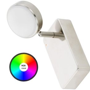   Spot LED cu intensitate reglabilă 5 W, alb rece-cald, culoare alb-nichel - Corropoli RGBW Eglo 97714