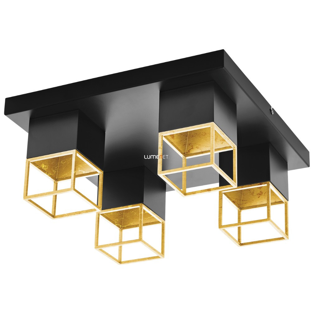 Lampa de tavan cu patru becuri, negru-auriu - Montebaldo Eglo 97731