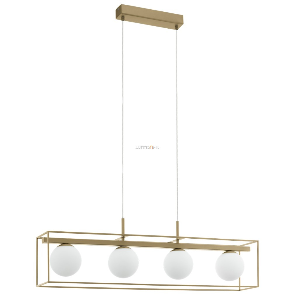 Lampa suspendată cu patru becuri, opal bej - Vallaspra Eglo 97793