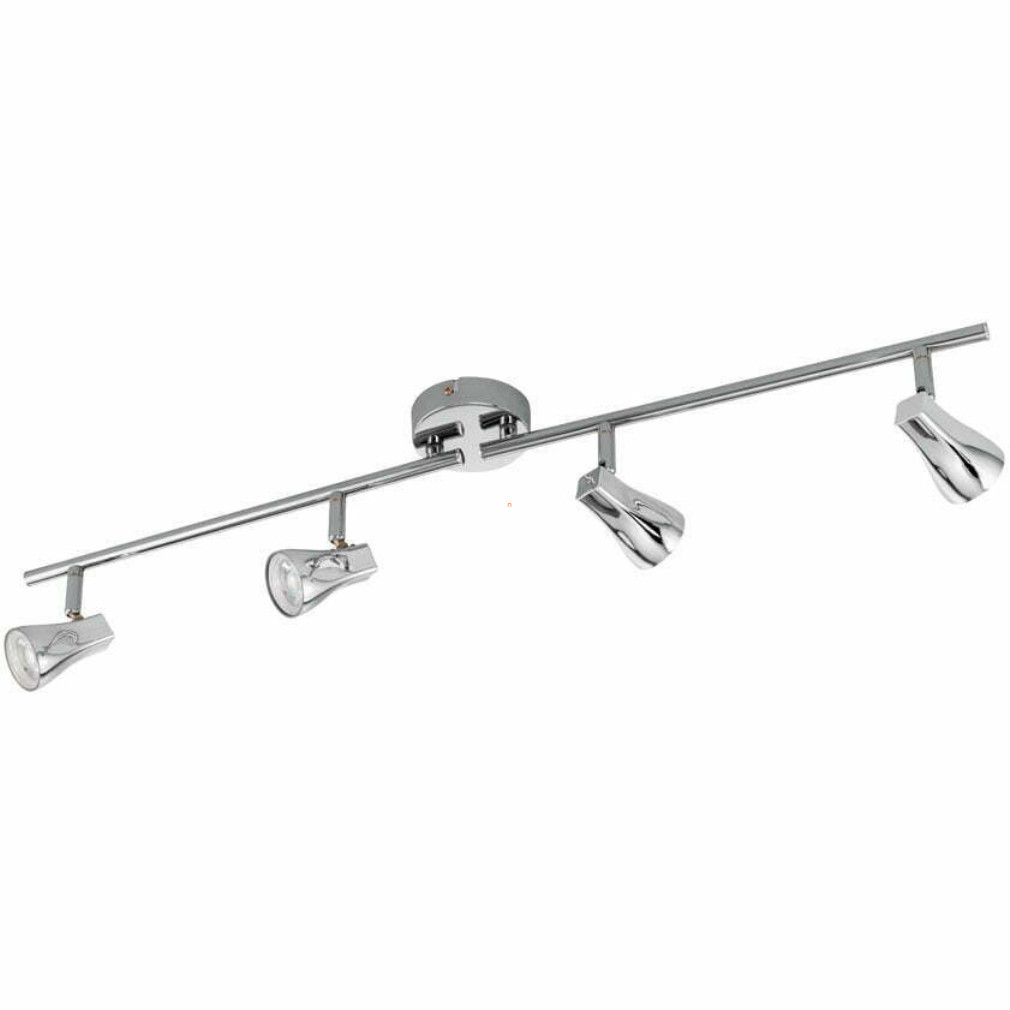 Spot LED cu brațe, 4x3W, lumină albă caldă, crom (Tiberio)