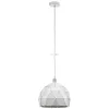 Lampă suspendată, 30 cm, culoare albă - Roccaforte Eglo 97854
