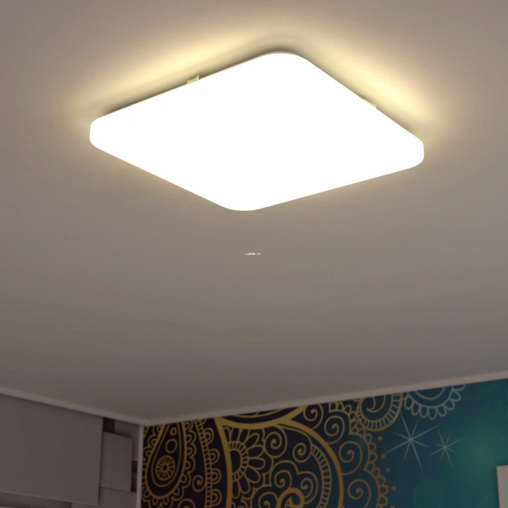 Lampă LED de tavan unghiulară 33,5 W, alb cald, alb - Frania Eglo 97876