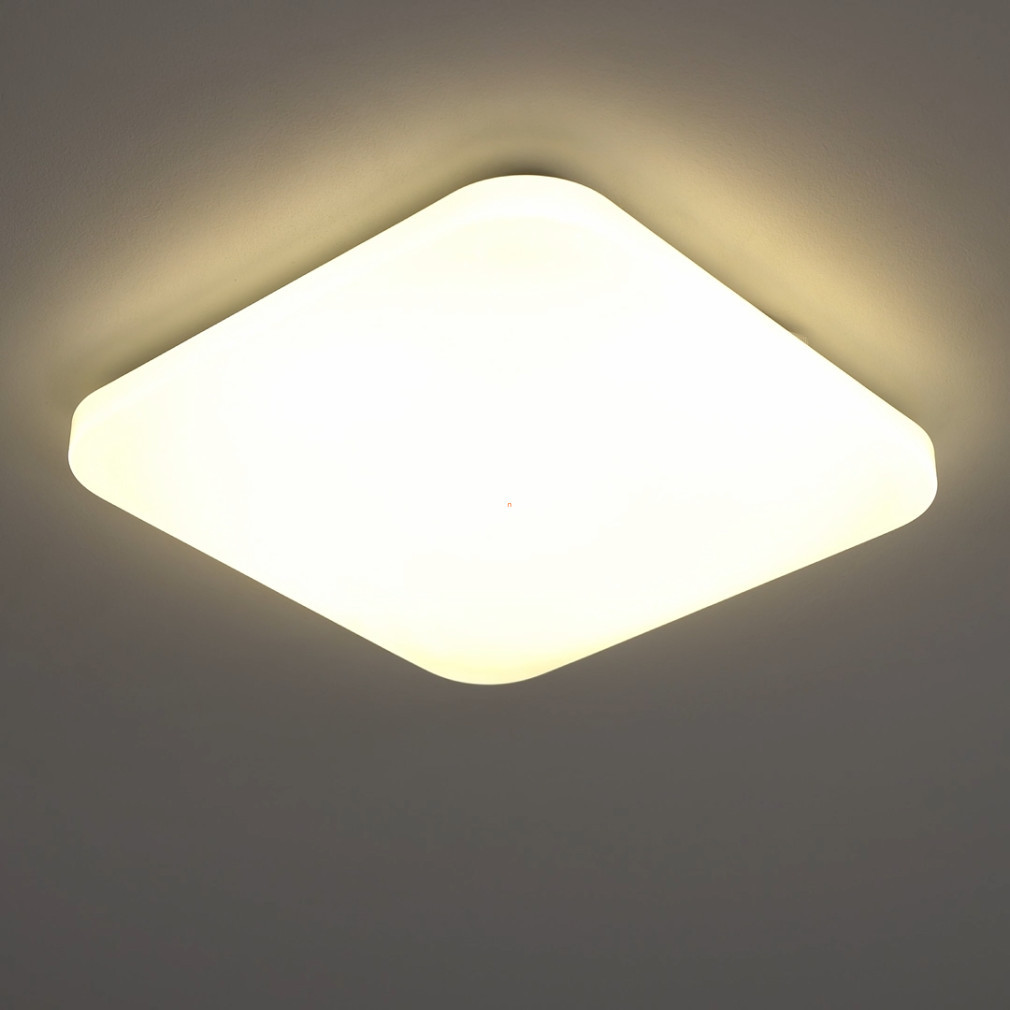 Lampa LED de tavan cu efect de sclipici, unghiulară, 17,3 W, alb cald, alb - Frania Eglo 97882