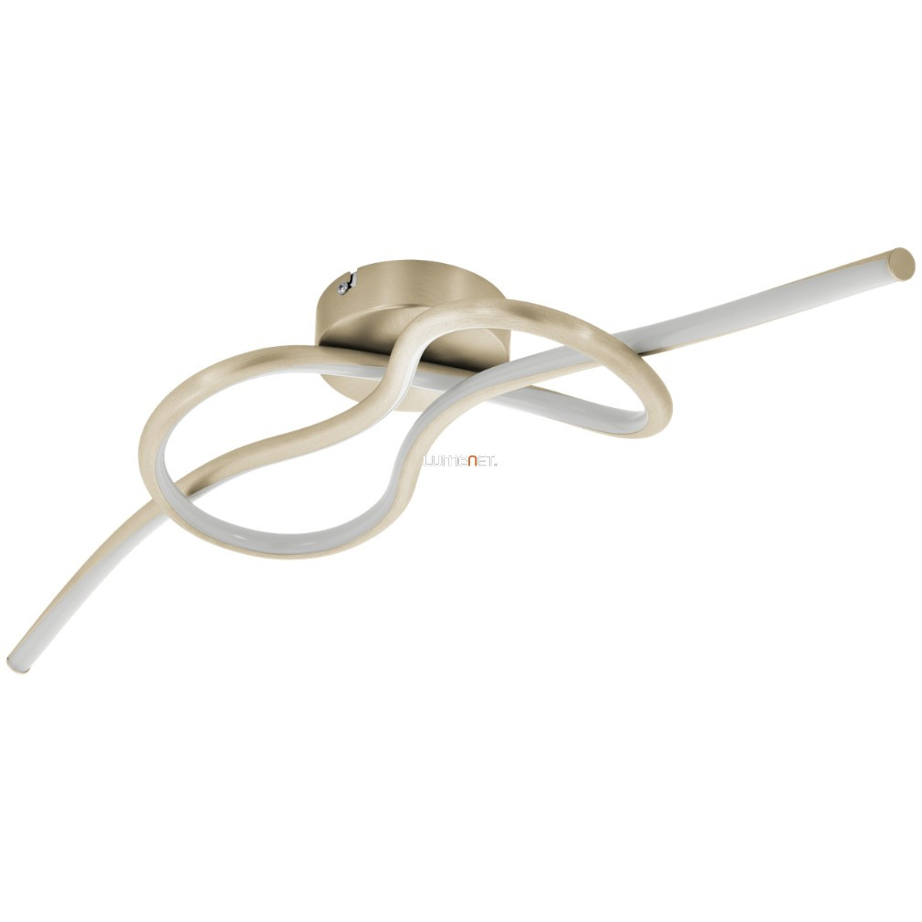 Lampa LED de tavan 13 W, alb cald, culoare nichef alb - Novafeltria Eglo 97937