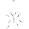 Candelabru modern în nuanțe de alb și crom, cu 4 brațe - Gradoli Eglo 98017