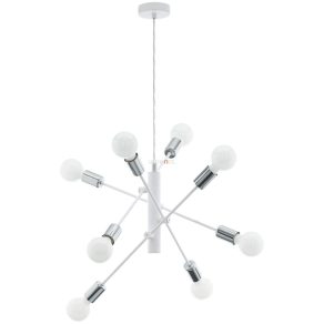   Candelabru modern în alb și crom, 4 tije - Gradoli Eglo 98017