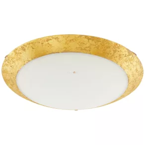   Lampă LED de tavan 16 W, alb cald, culoare alb-auriu - Montenovo Eglo 98023